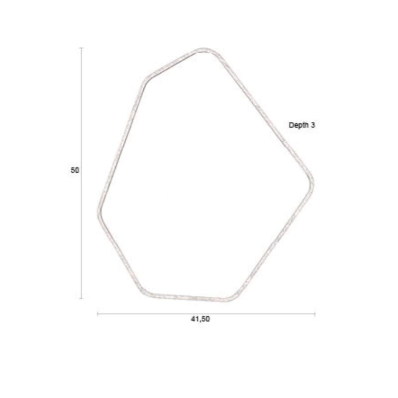 Miroir Bryn - L 50 x H 42 cm – Image 5