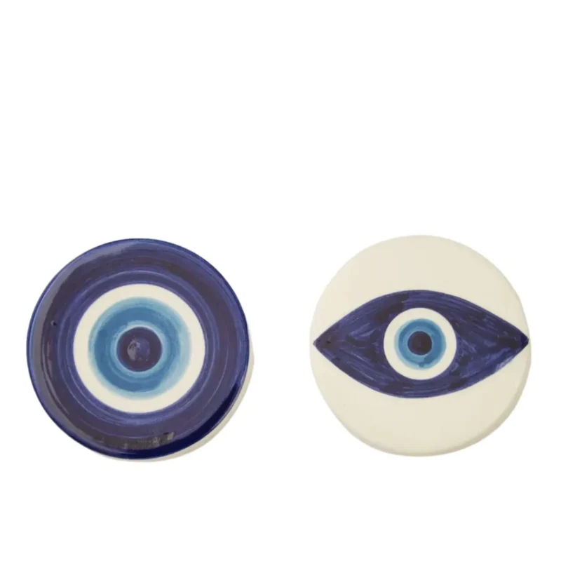 Set de 2 Sous-verres Yeux - Céramique