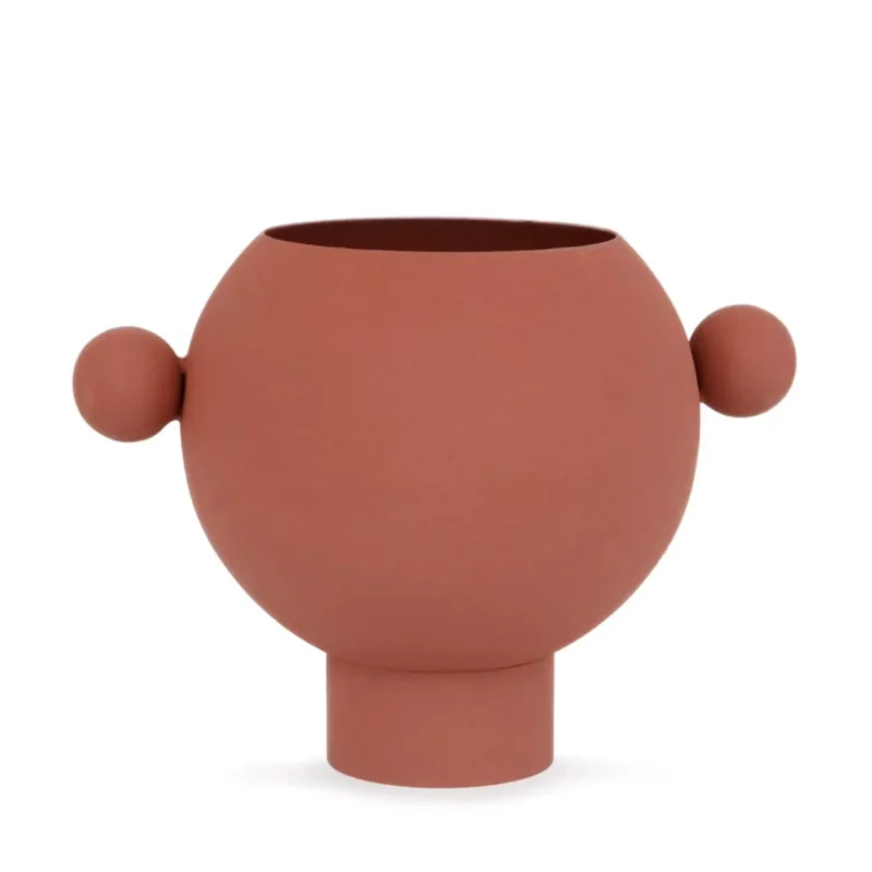 Vase Round - Terracotta - Ø 23 x H 17,5 cm