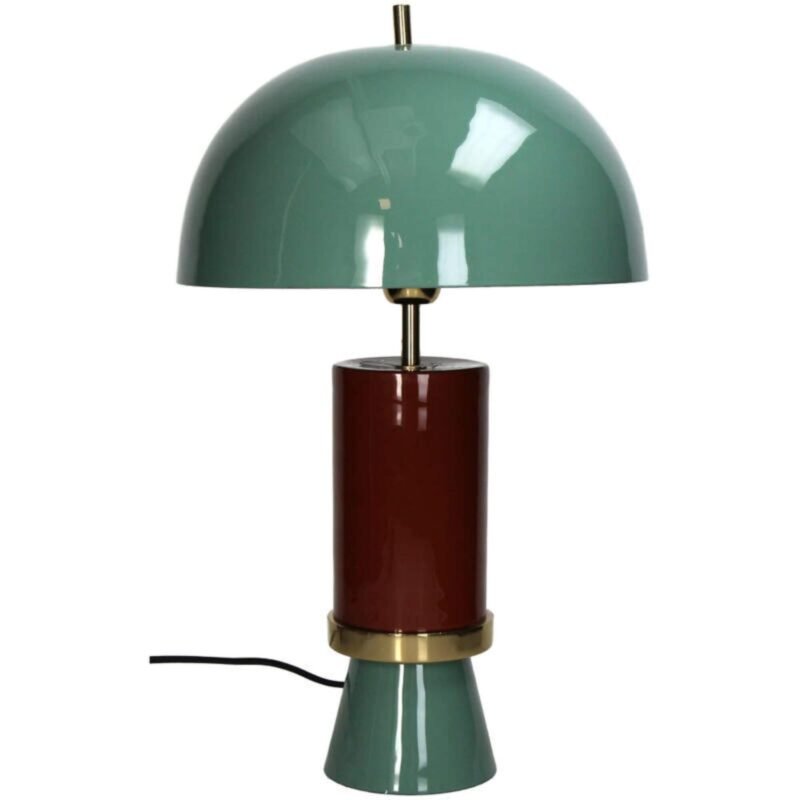Lampe à poser Sno - Vert/Bordeaux - Ø 30 x H 50 cm