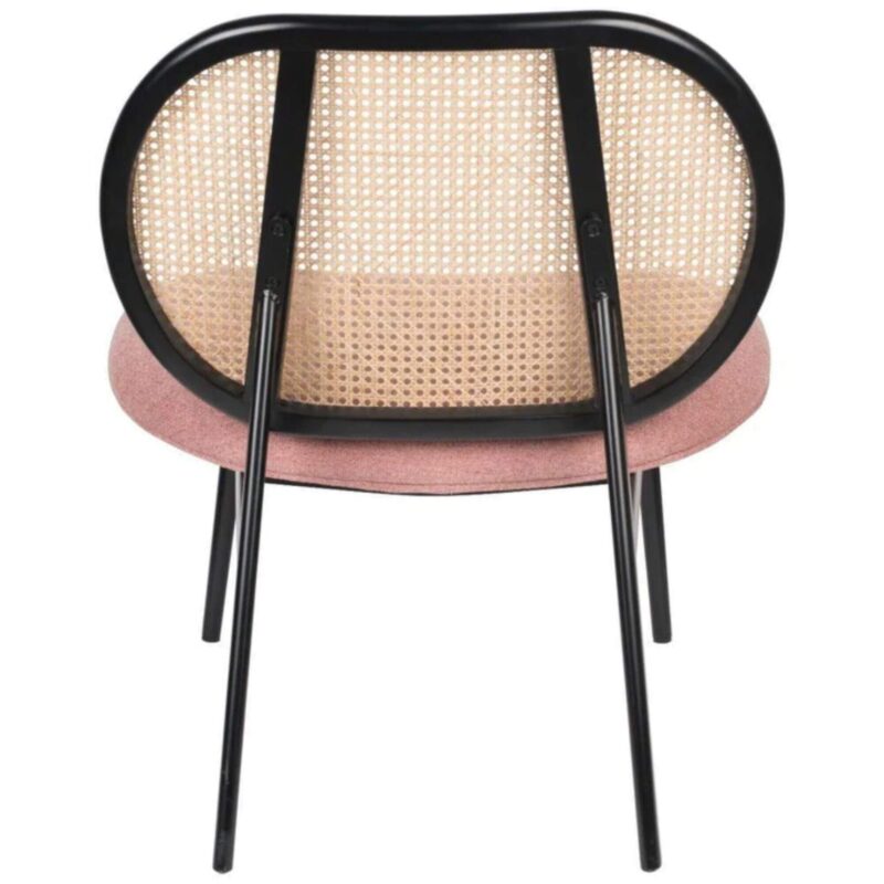 Fauteuil Lounge Spike - Cannage/Rose – Image 15