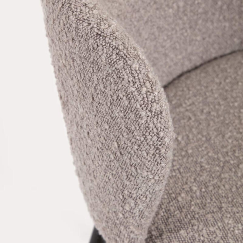 Tabouret de comptoir Lana - Gris - Anti-tâche – Image 3
