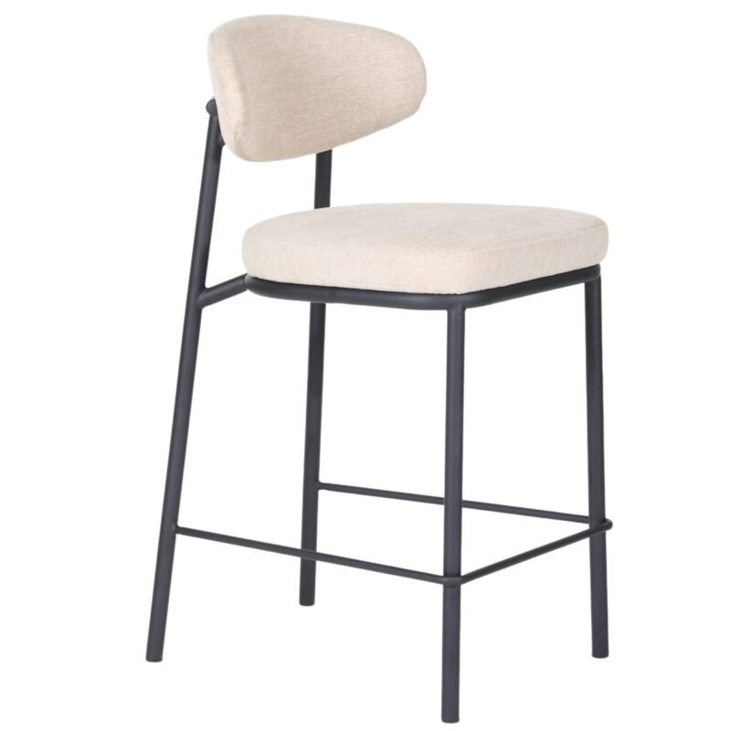 Tabouret de comptoir Kaya - Écru – Image 16