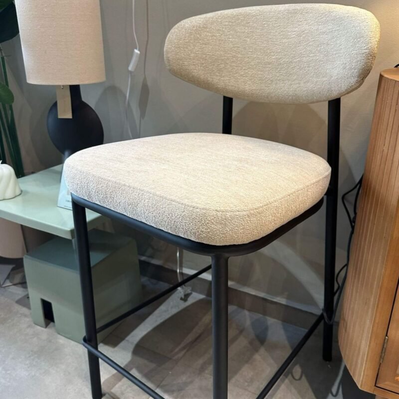 Tabouret de comptoir Kaya - Écru – Image 14