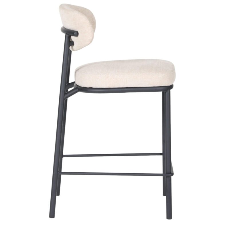 Tabouret de comptoir Kaya - Écru – Image 15