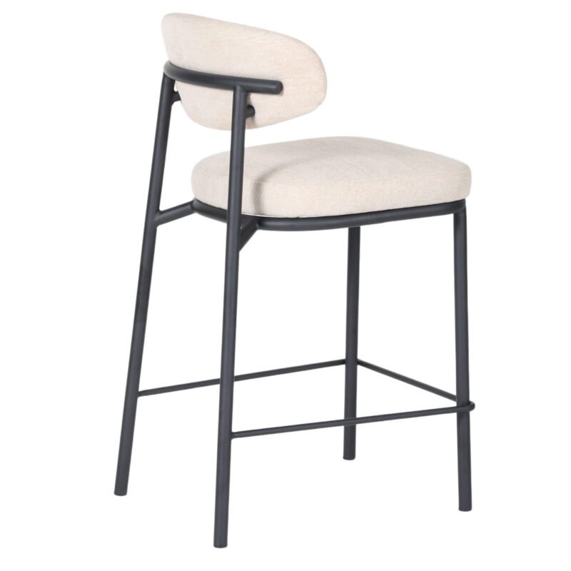 Tabouret de comptoir Kaya - Écru – Image 9