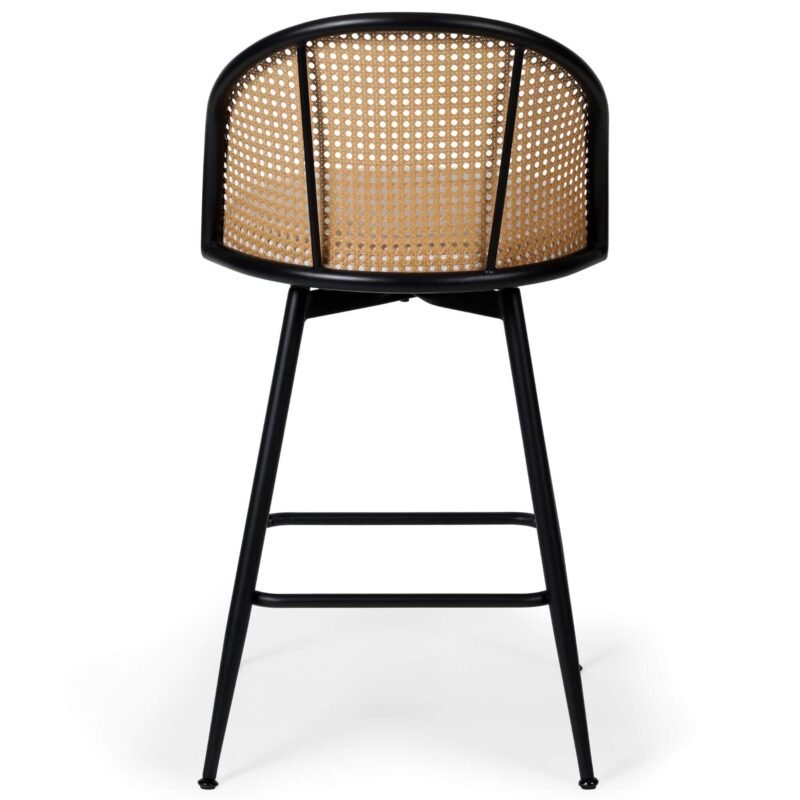 Tabouret de comptoir Mila - Pivotant - Blanc – Image 13