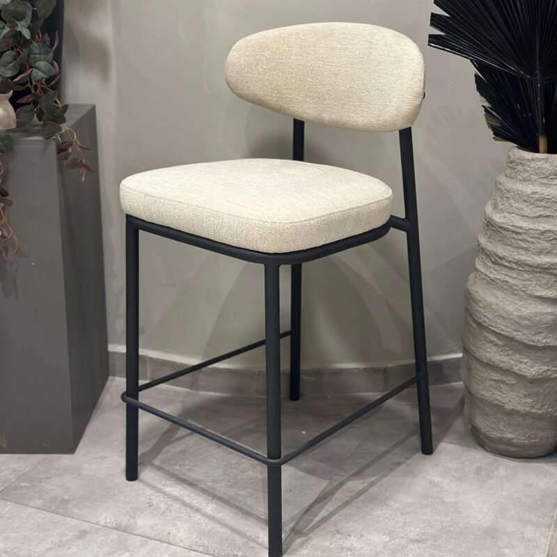 Tabouret de comptoir Kaya - Écru – Image 8