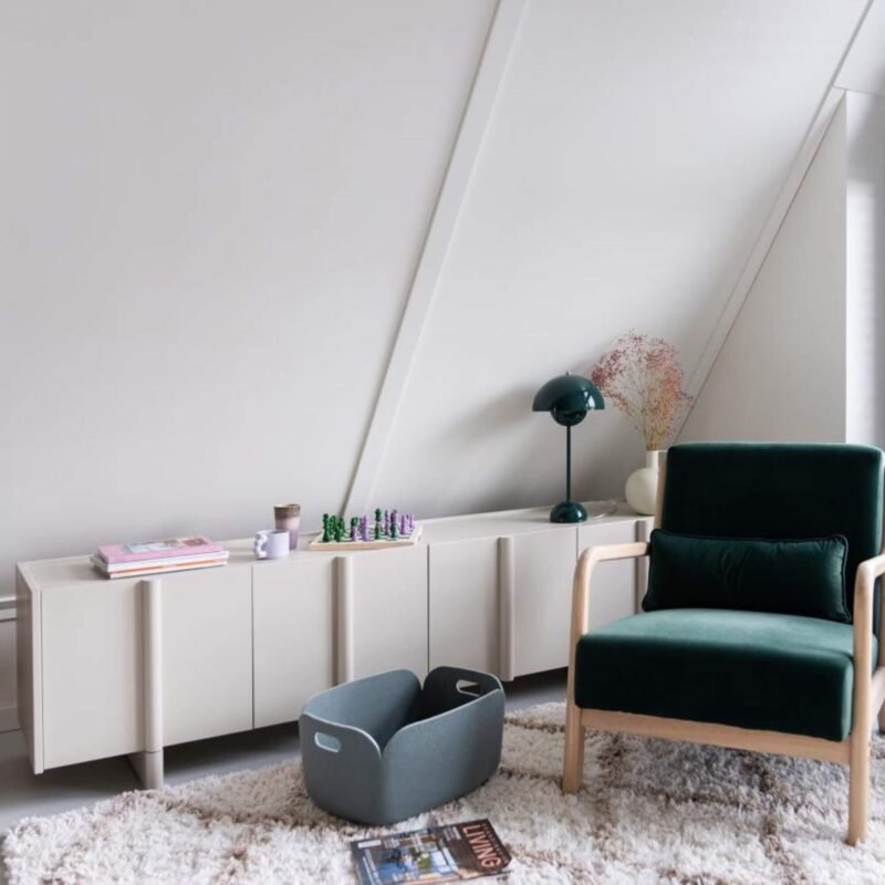 meuble tv basu - l 200 x h 53 cm - dust – image 2