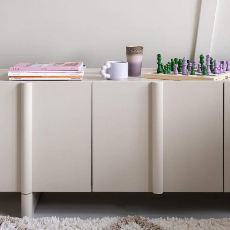 meuble tv basu - l 152 x h 53 cm - dust – image 2