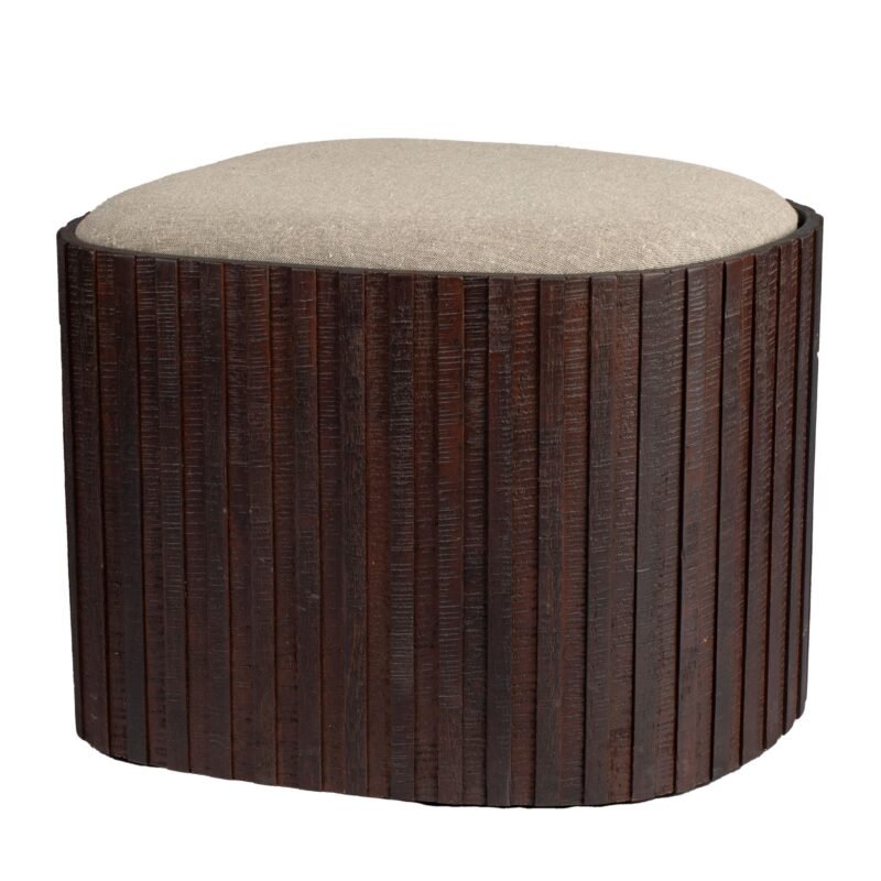 pouf bay - bas - l 50 x h 39 cm