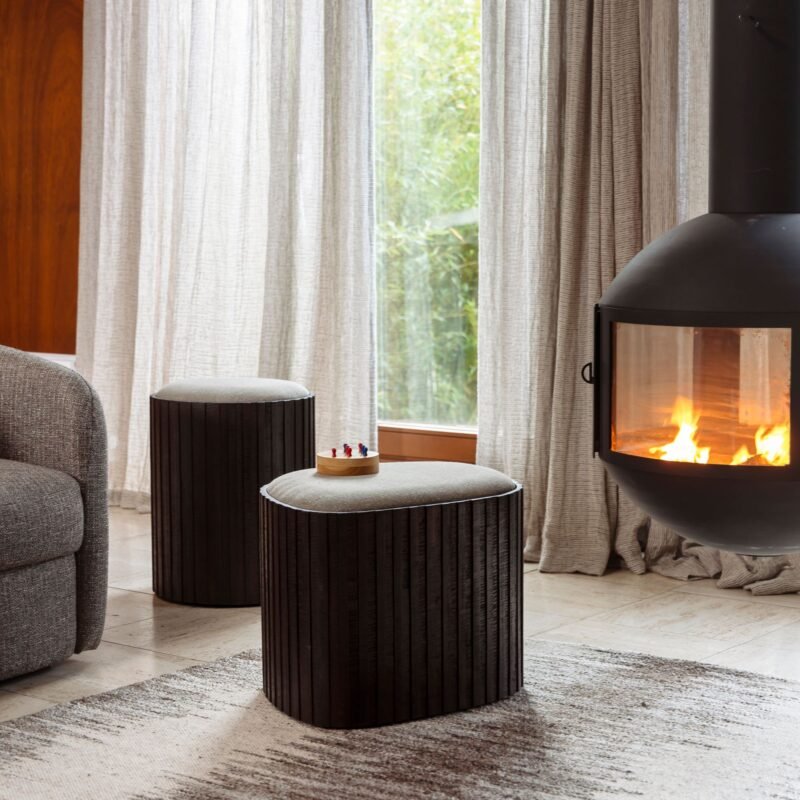 pouf bay - haut - ø 40 x h 48 cm – image 2