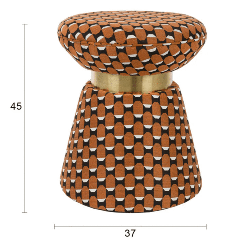 pouf pin - ø 37 x h 45 cm – image 5