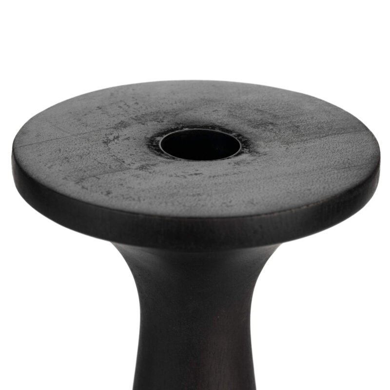 bougeoir flames - l - noir - ø 10 x h 35 cm – image 7