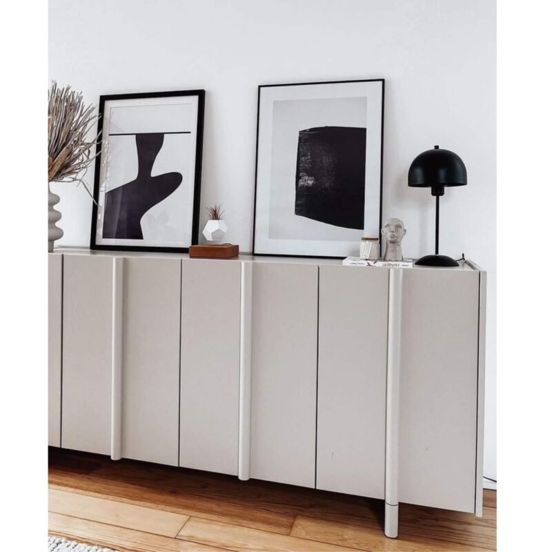 buffet basu - l 200 x h 85 cm - dust – image 2