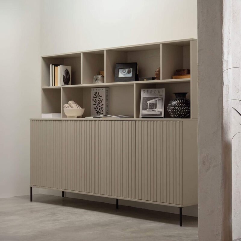 buffet gravure - l 200 x h 85 cm - dust – image 2