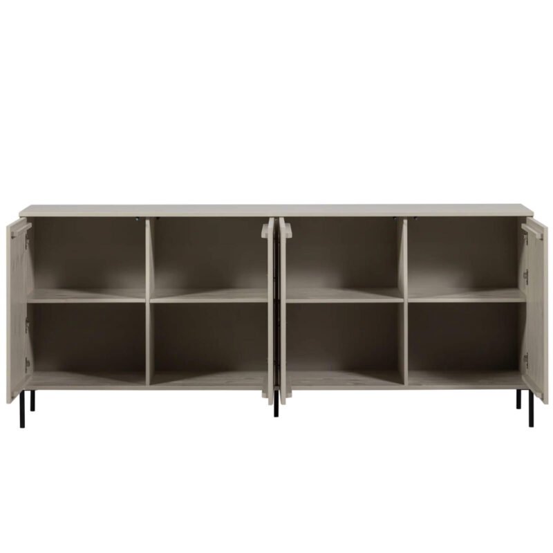 buffet gravure - l 200 x h 85 cm - dust – image 4