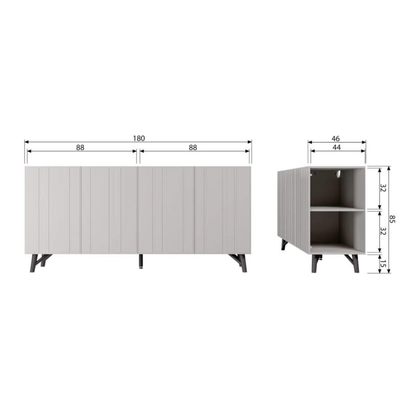 buffet miller - l 181 x h 85 cm – image 8
