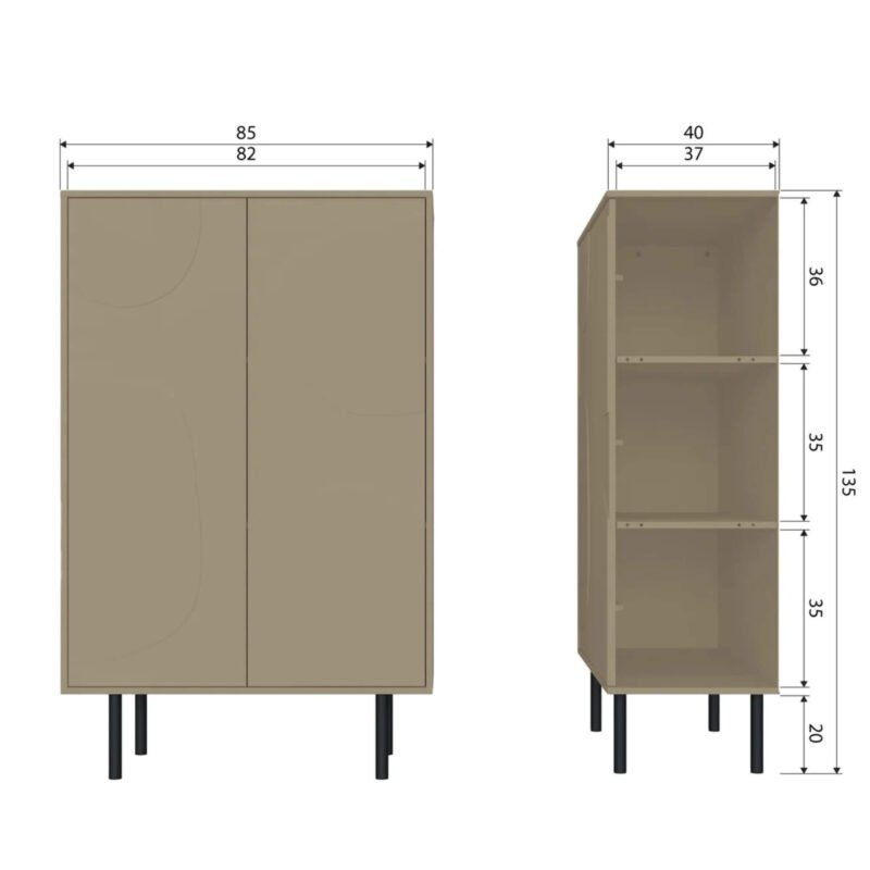 cabinet cadiz - h 135 x l 85 cm – image 11