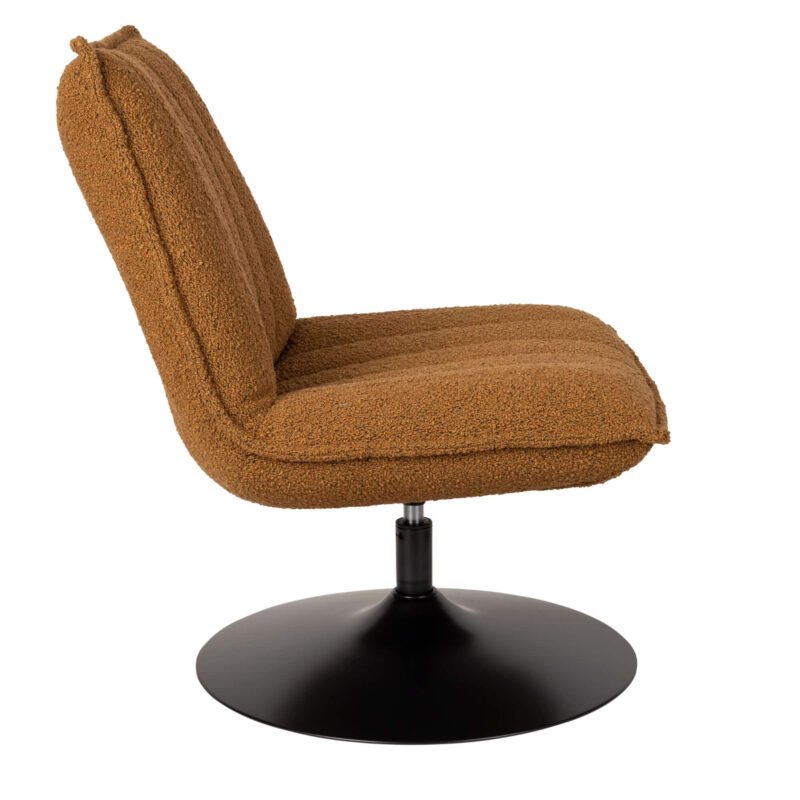 fauteuil lounge jax - pivotant - ochre – image 5
