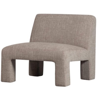 Fauteuil Lounge Lavid - Taupe