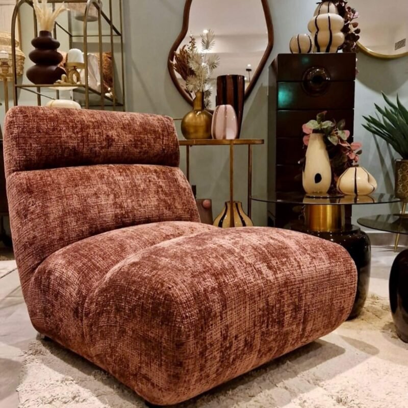 fauteuil lounge observe - burgundy – image 3