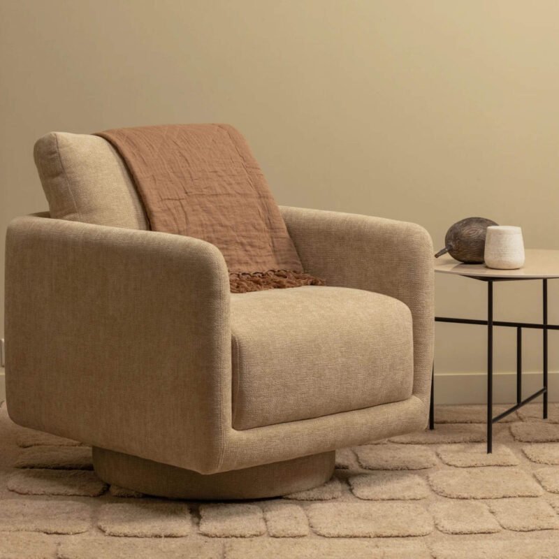 fauteuil lounge pivotant oscar – image 2