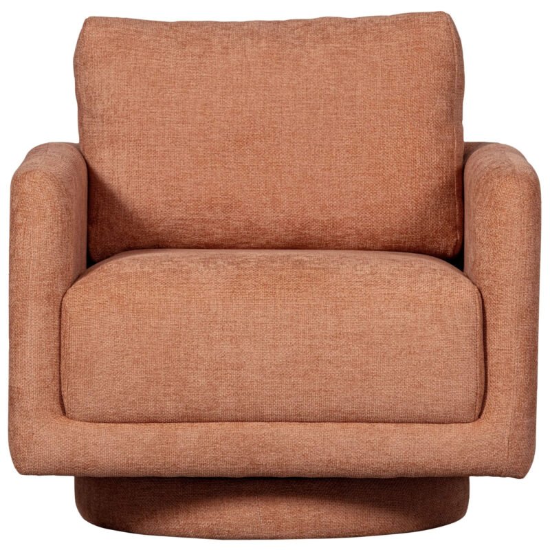 fauteuil lounge pivotant oscar - saumon – image 6
