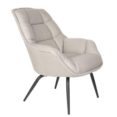 Fauteuil Lounge Thomas - Gris