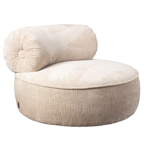 Fauteuil Lounge Tilbury - Pivotant - Ivoire