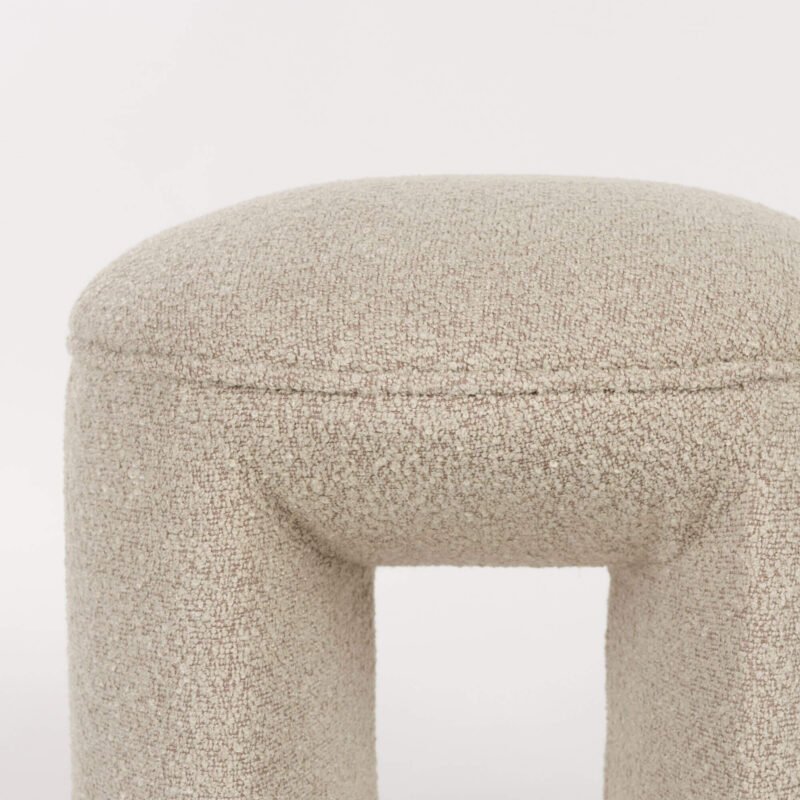 pouf noxx - taupe - ø 42 x h 46 cm – image 6