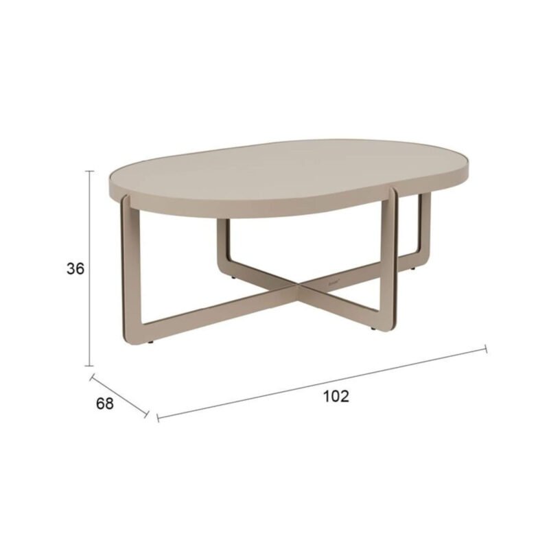 Table basse Center - L 102 x H 36 cm – Image 12