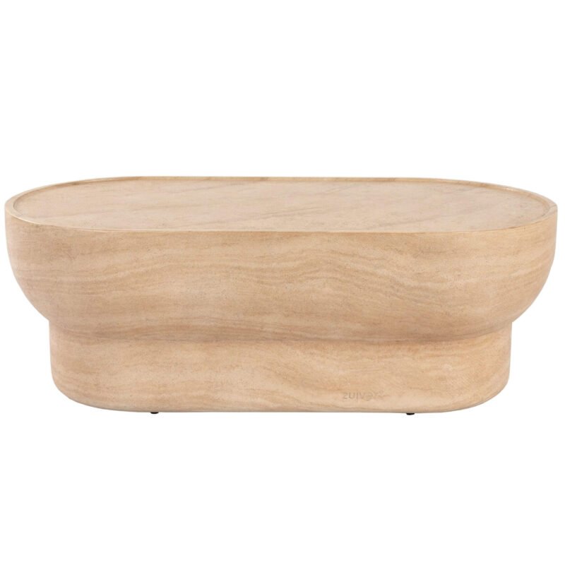 table basse noble - l 100 x h 35 cm - indoor/outdoor