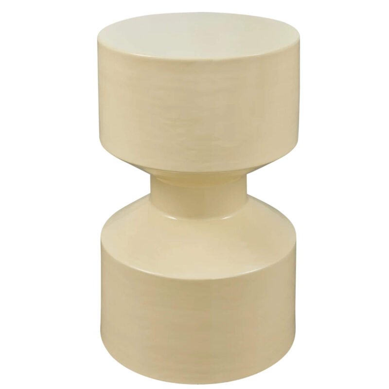 table d'appoint hidde - ø 30 x 47 cm - crème