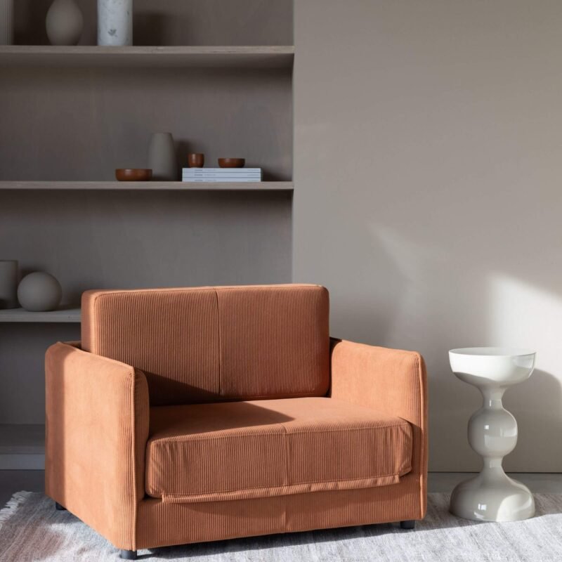 table d’appoint lars - taupe - ø 31 x h 59 cm – image 5