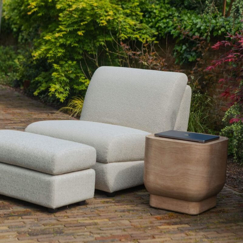 table d'appoint noble - l 45 x h 47 cm - indoor/outdoor – image 5