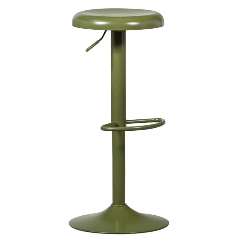 tabouret de bar isaac - ajustable - vert