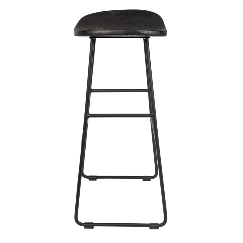 tabouret de comptoir tangle - noir - h 65 cm – image 7