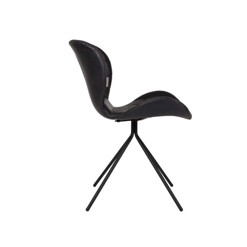 chaise omg - cuir noir – image 3