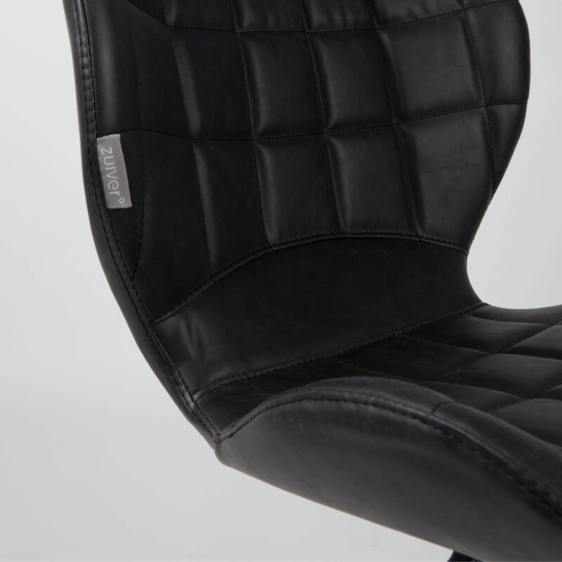 chaise omg - cuir noir – image 4