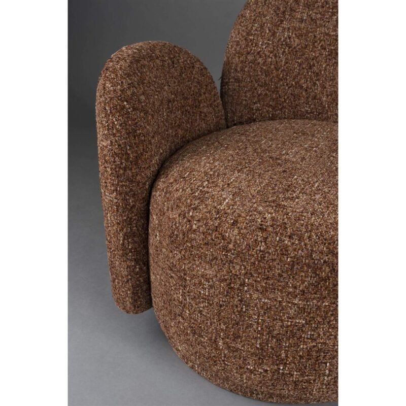 fauteuil lounge rose - pivotant - red – image 4