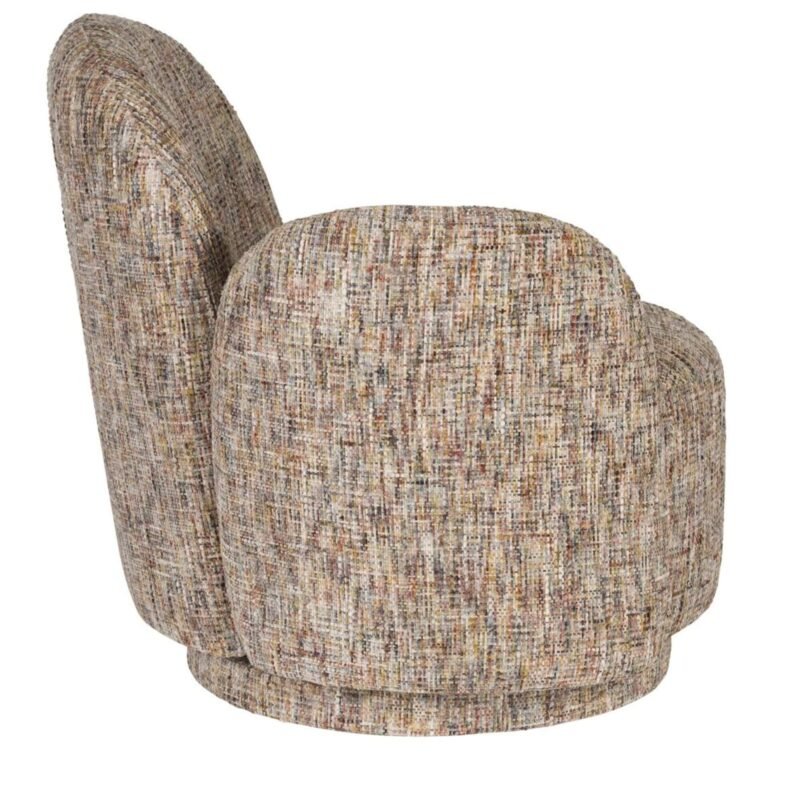 fauteuil lounge rose - pivotant – image 8