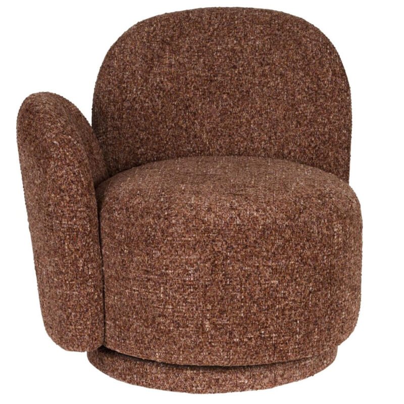 fauteuil lounge rose - pivotant - red – image 10