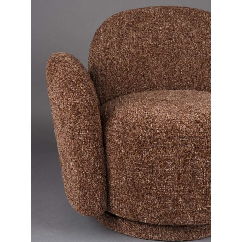 fauteuil lounge rose - pivotant - red – image 6