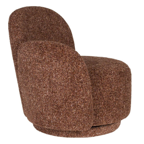 Fauteuil Lounge Rose - Pivotant - Red