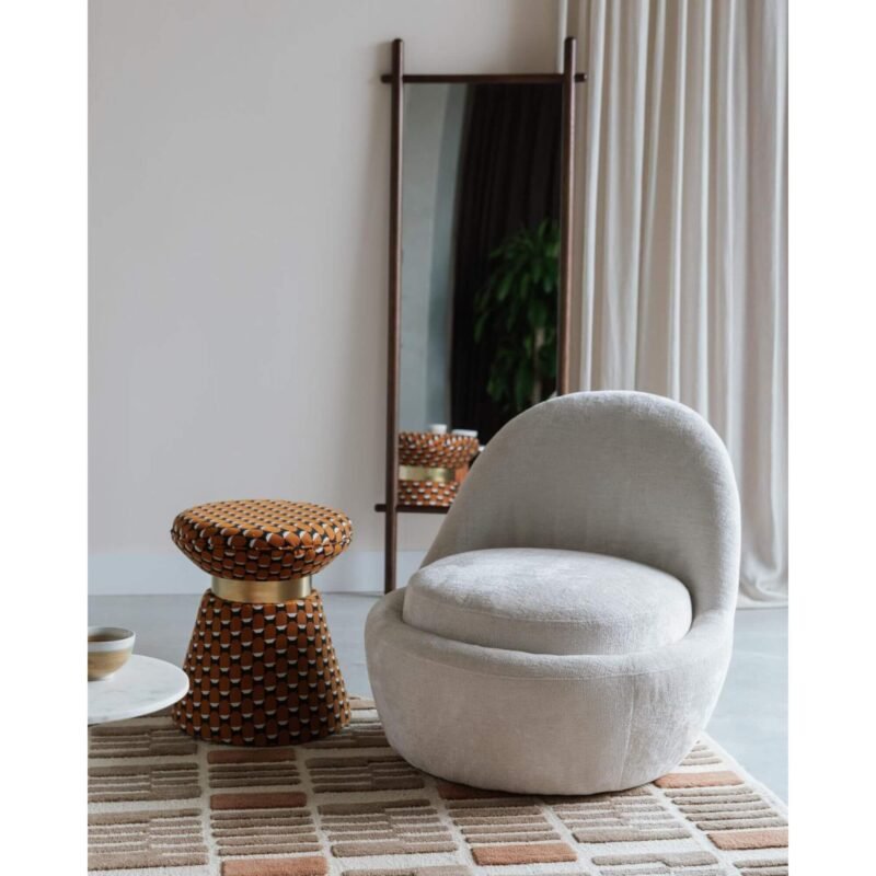 fauteuil lounge nash - off-white – image 2