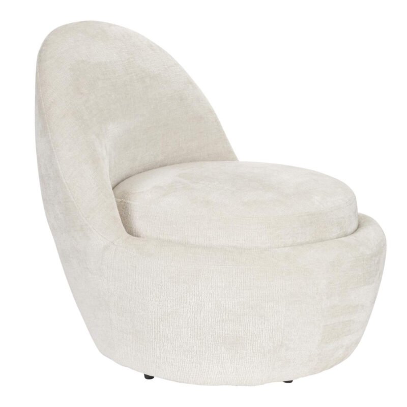 fauteuil lounge nash - off-white