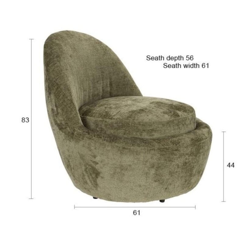 fauteuil lounge nash - vert – image 8