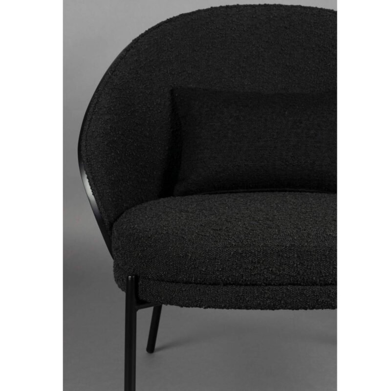 fauteuil lounge rodin - noir – image 4