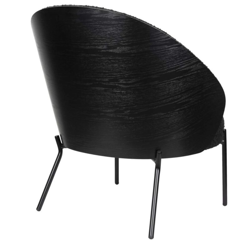 fauteuil lounge rodin - noir – image 5